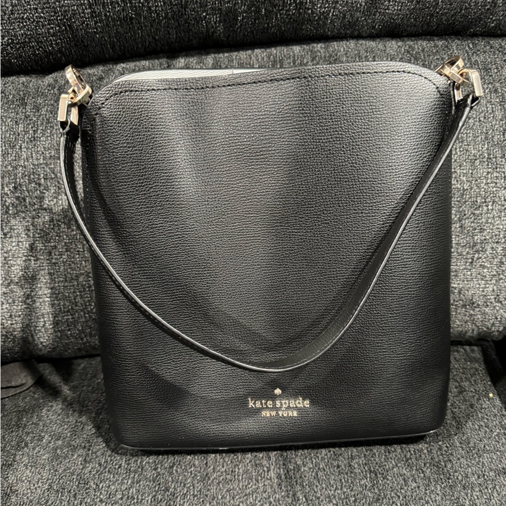 Kate Spade New York Darcy Black Small Bucket Handbag